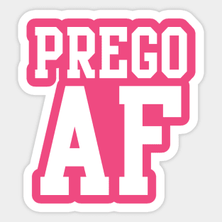 Prego AF Sticker